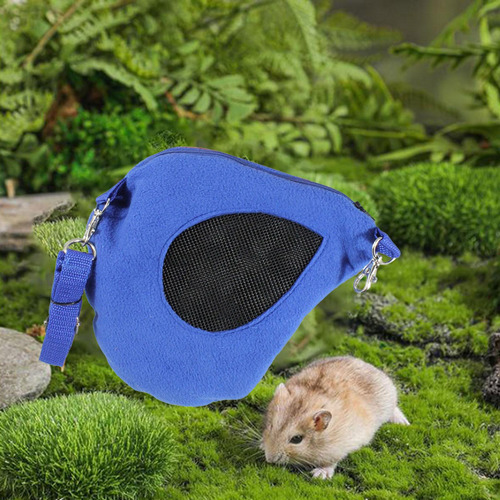 Transportín De Viaje Para Hámster, Moderno, Con Azul