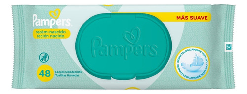 Toallitas Humedas Pampers Recien Nacido 0% Alcohol X48 Un.