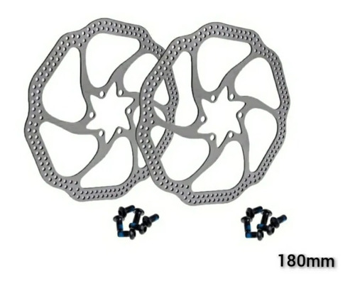 Imagen 2 de 3 de Disco De Freno Para Bicicleta Mtb Marca Avid 180mm 6 Huecos