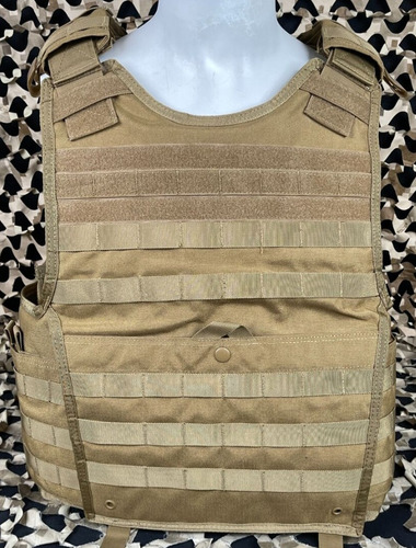 Chaleco Condor Tactica Molle Coyote Porta Placas