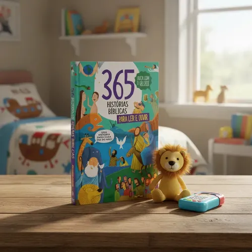 Livro Infantil 365 Histórias Bíblicas para Ler e Ouvir - Pé da Letra