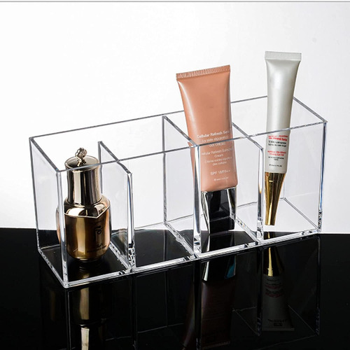 Organizador Transparente Para Brochas De Maquillaje, Contene