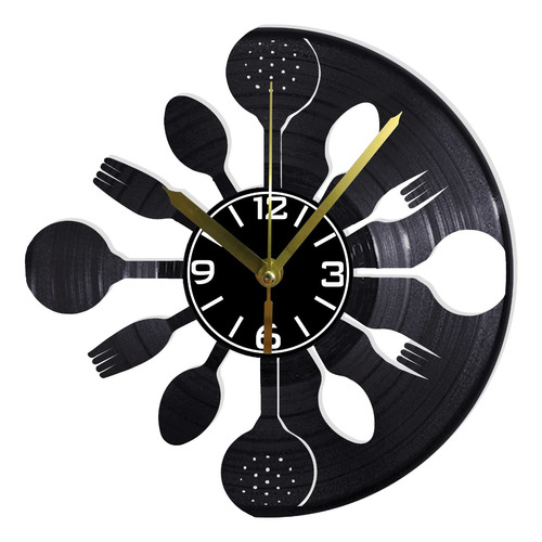 Reloj De Pared Disco Vinil Vinilo Acetato Cocina Ev026