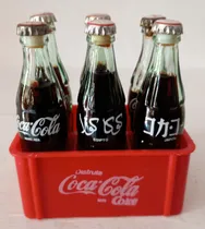 Comprar Mini Botellas Coca-cola Vidrio En Caja Vintage 90s Original