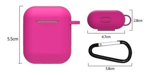 Imagen 5 de 5 de Funda Silicona Para Auriculares AirPods I7 I9 I12 I88 Tws +
