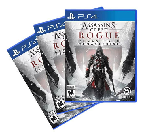 Combo Com 3 Assassins Creed Rogue Remastered Ps4 Fisica