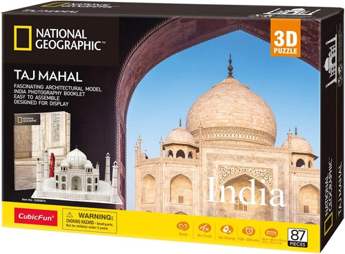 Rompecabezas Puzzle 3d National Geographic Taj Mahal