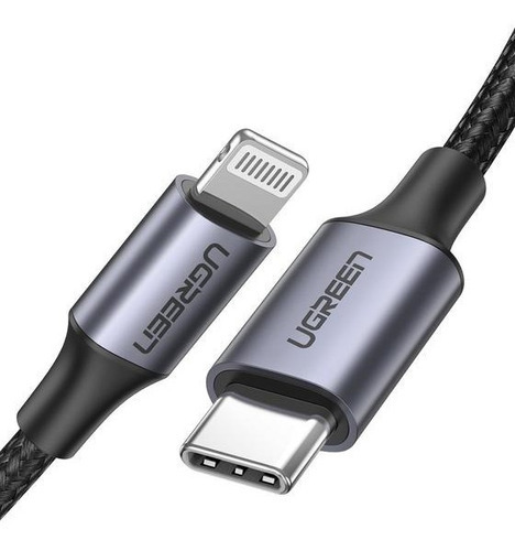 Cable Usb-c A Lightning Mfi Carga 60w Para iPhone 2m Ugreen