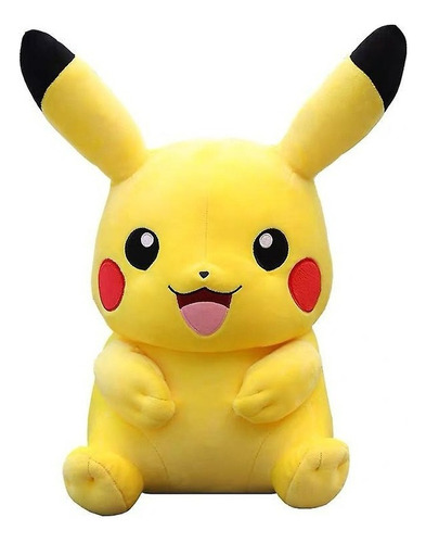 Macacão de pelúcia Pikachu grande Pokémon de 55 cm