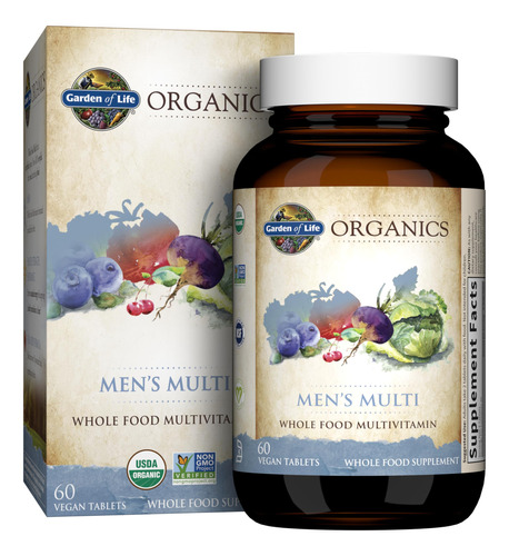 Multi Tabletas Garden Of Life Kind Organics Para Hombres, 65