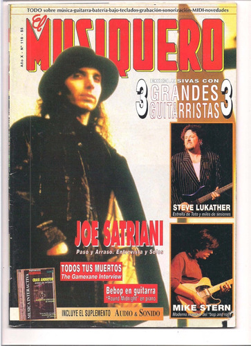 Revista El Musiquero N° 118 Joe Satriani Stern Lukather B5