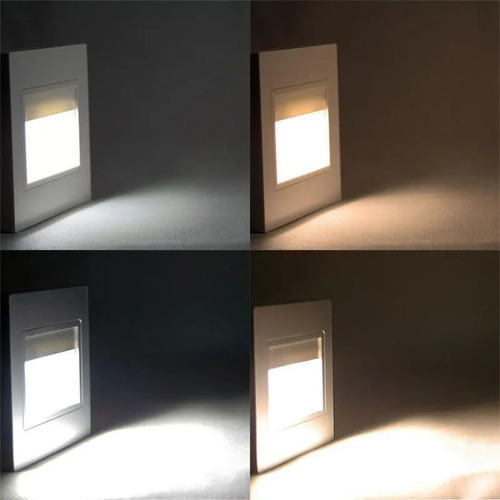 Lámpara Led Empotrable De Pared, 10 Unidades, 1,5 W, Luz Ext