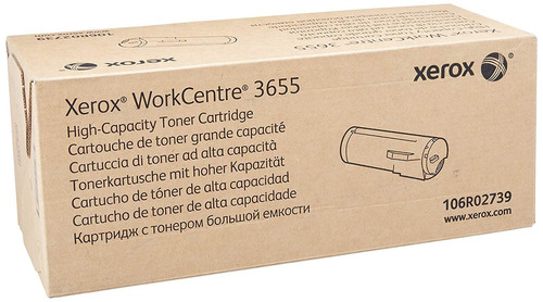 Toner Xerox 106r02739 Original Wc3655 Rinde 14k Gtia Oficial