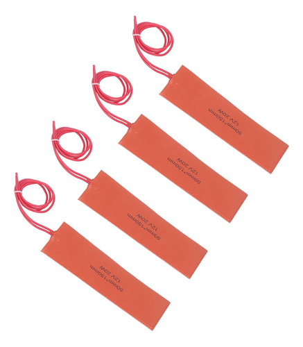 4 Unids Almohadilla De Calefacción De Goma De Silicona Flexi