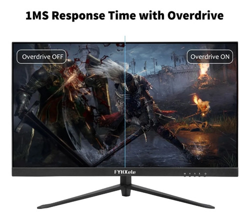 Monitor Gamer Fyhxele 23,8 Paneles Ips Full Hd 165 Hz 1 Ms H Negro