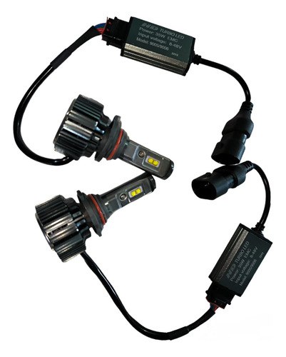 Ampolletas Led 9006 Turbo Csp 70w Real 7600lm Can Bus 12-24v