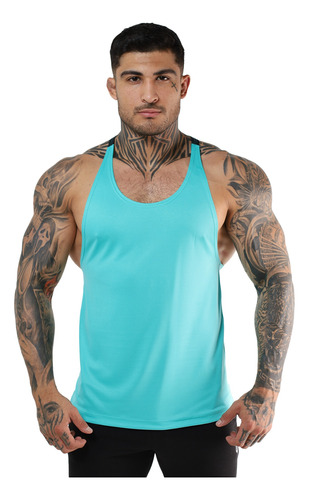 Playera Olimpica Tank Top Bata Deportiva Hombre Fenix Fit Bd