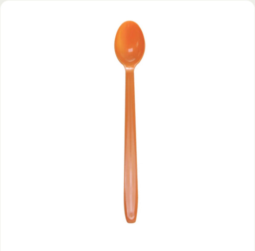 Cuchara Larga Desechable Para Soda - 100 Pzs (heavy Weight)
