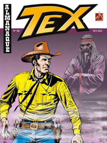 Tex Almanaque Nº 056 - Vol. 56: O Pântano Do Morto / O Caminho Do Mal, De Boselli, Mauro / Rauch, Jacopo. Editora Mythos, Capa Mole Em Português