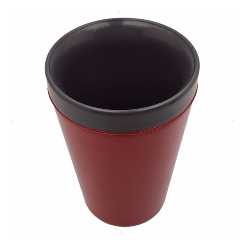 Unitermi Copo Térmico Caneca 350ml Quente Frio Não Transpira Cor Vermelho Liso