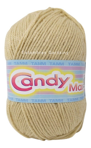 Estambre Candy Max Tamm Madeja De 200 Grs Crochet Color Beige