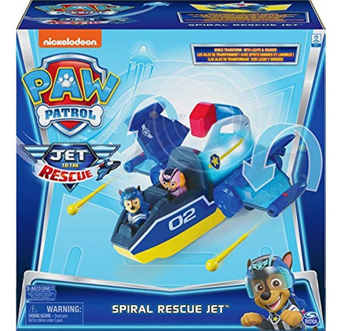 Paw Patrol, Jet To The Rescue Deluxe Transforming Spiral    