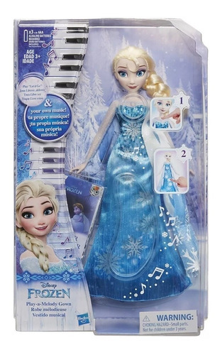 Muñeca Elsa Con Vestido Musical 29 Cm Hasbro Jugueterialeon