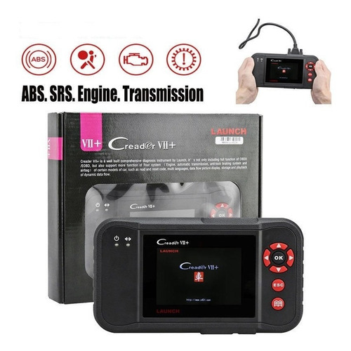 Imagen 5 de 9 de Escaner Automotriz Launch Cread Vii+ Motor, Transmision, Abs
