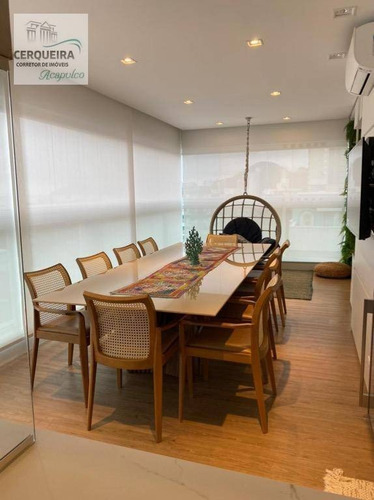 Apartamento À Venda, 145 M² Por R$ 2.300.000,00 - Jardim Belmar - Guarujá/sp - Ap0073