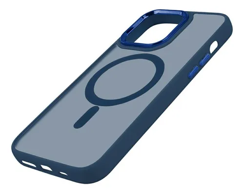 Funda Case Protección Con Magsafe Para Iphone 11/12/13/14/15 Azul Iphone 11 Lisa