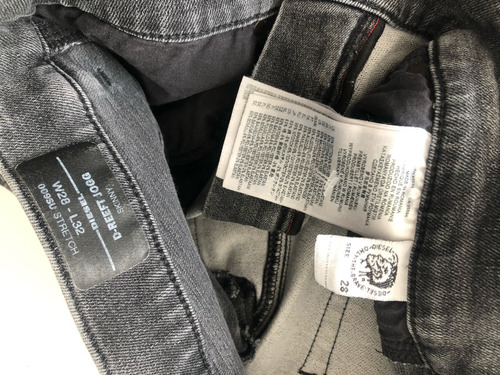 Diesel Jean Hombre D Reetf Jogg 09su Gris Hecho En Rumania (Usado)