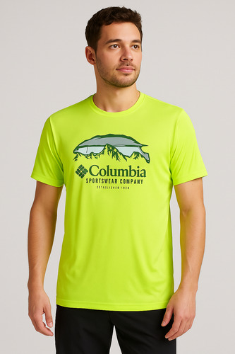Playera Deportiva Columbia Dry Fit Para Hombre