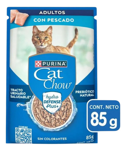 80 Sobres Cat Chow Gato Adulto Sabores Surtidos