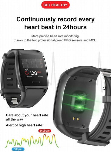 Reloj Smart Con Monitor De Presion Arterial 