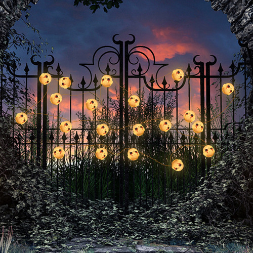 Luces Led Para Decoración De Halloween Para Exteriores, 20 S