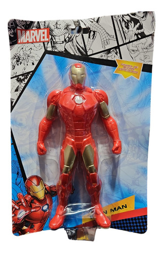 Muñeco Vengadores Iron Man Licencia Oficial Marvel 23 Cm