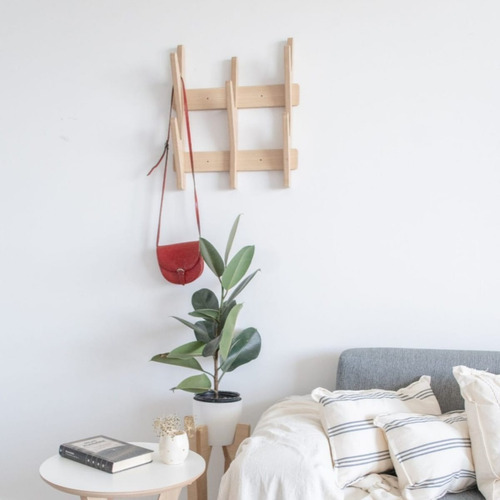 Imagen 4 de 10 de Perchero Nordico Escandinavo, De Pared, Sm - Rabbit Kids