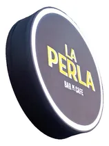 Comprar Cartel Con Led Tipo Pastilla Para Locales Listos Con Logo Negro
