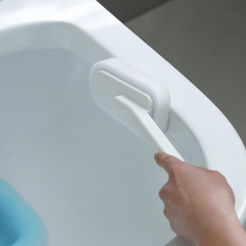 Esponja Con Mango Largo Para Limpiar El Baño, Reutilizable