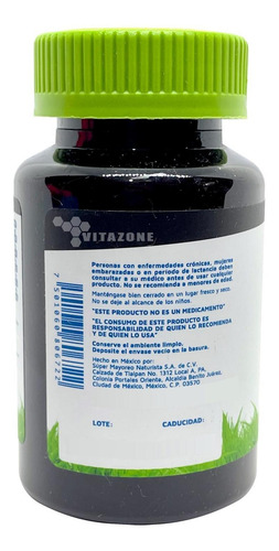 Imagen 4 de 4 de Ajo Negro 60 Cápsulas Vidanat