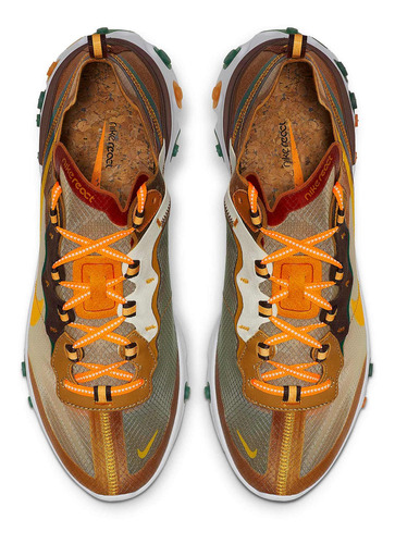 Zapatillas Nike React Element 87 Orange Peel Cj6897-113