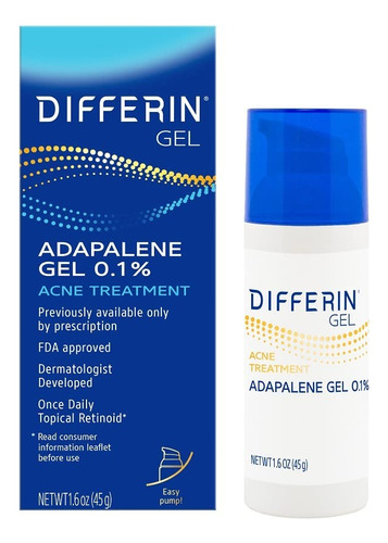 Differin Gel Adapaleno 0.1% Tratamiento De Acné Original Usa