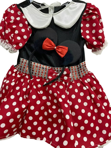 Disfraz Infantil Minnie Vestido Mundo De Cuentos