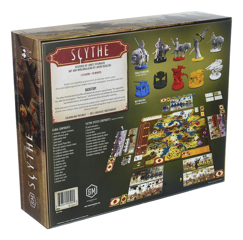 Juegos De Stonemaier Scythe Board Game: Una Construcción De