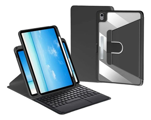 Estuche Protector 360 Smart Case Con Teclado Para iPad Air 4