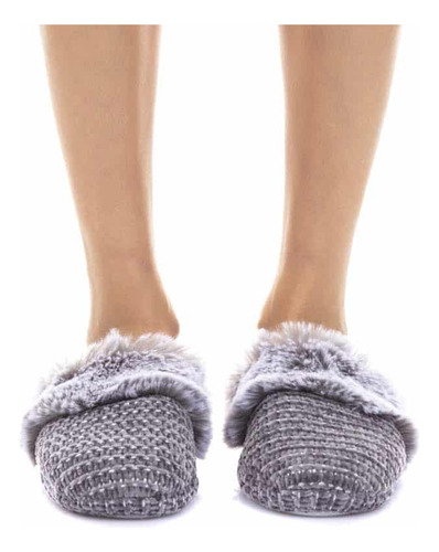 Pantufla Invierno Mujer Tipo Slipper