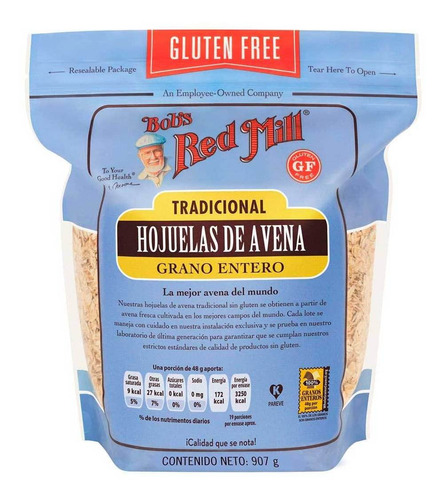 Avena Bob´s Red Mill Tradicional Gluten Free 907gr