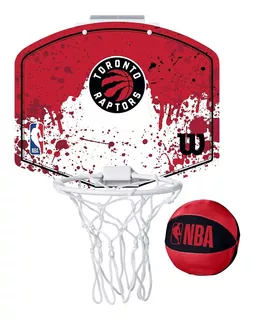 Mini Tablero + Mini Pelota De Básket Wilson Nba Team