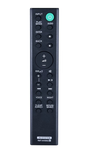 Control Remoto De Barra De Sonido Rmt-ah300u Para Sony Sound