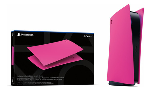 Cover Carcasa Para Consola Playstation 5 Ps5 Digital Edition Color Nova pink